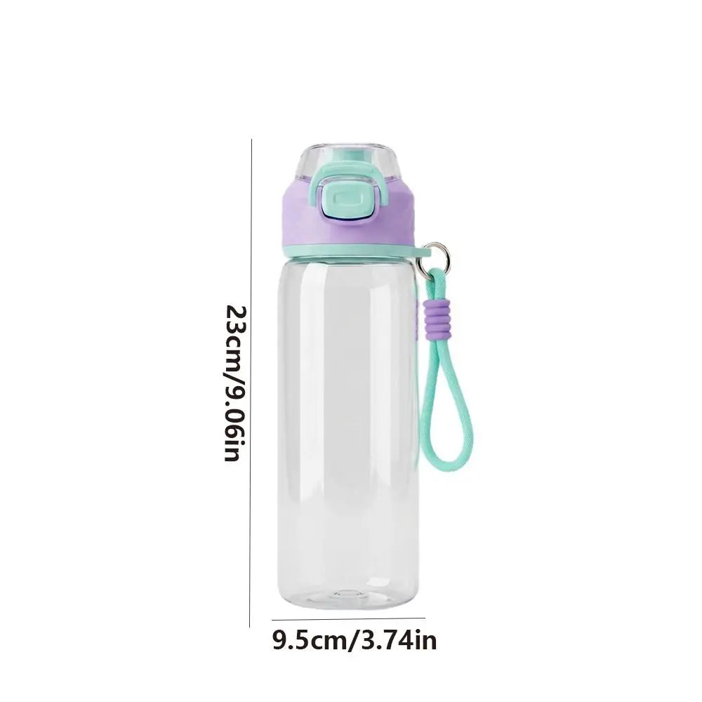 Gourde de sport 600 ml avec paille et spray