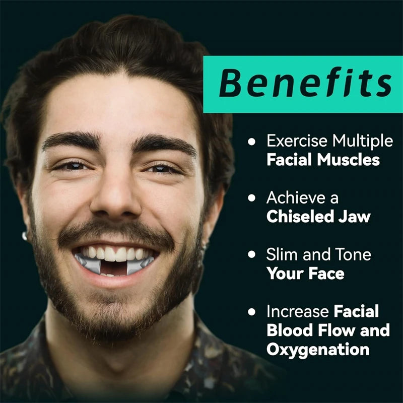 Accessoire en silicone pour exercices de la mâchoire