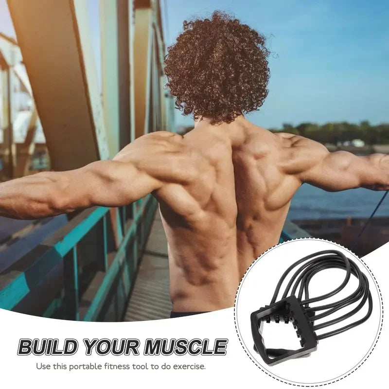 Élastique de musculation avec poignées