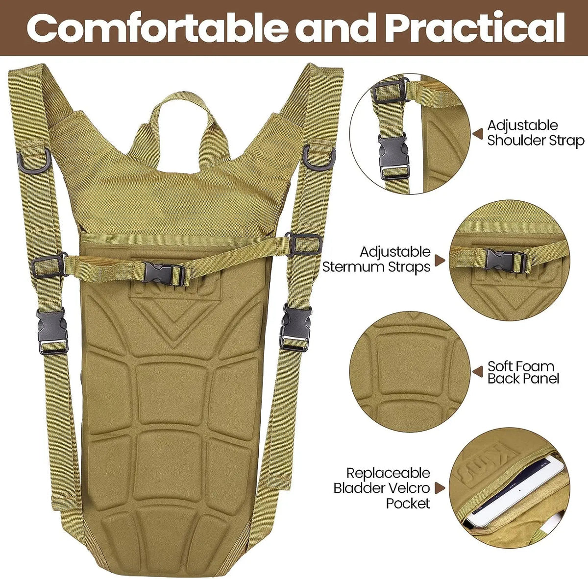 Sac d’hydratation 3 L pour randonnée et vélo