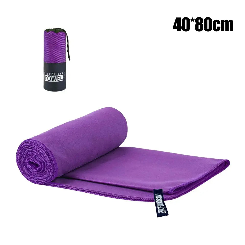 Serviette de sport en microfibre 40 × 80 cm
