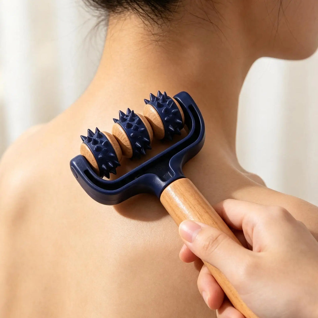 Rouleau de massage manuel multicolore