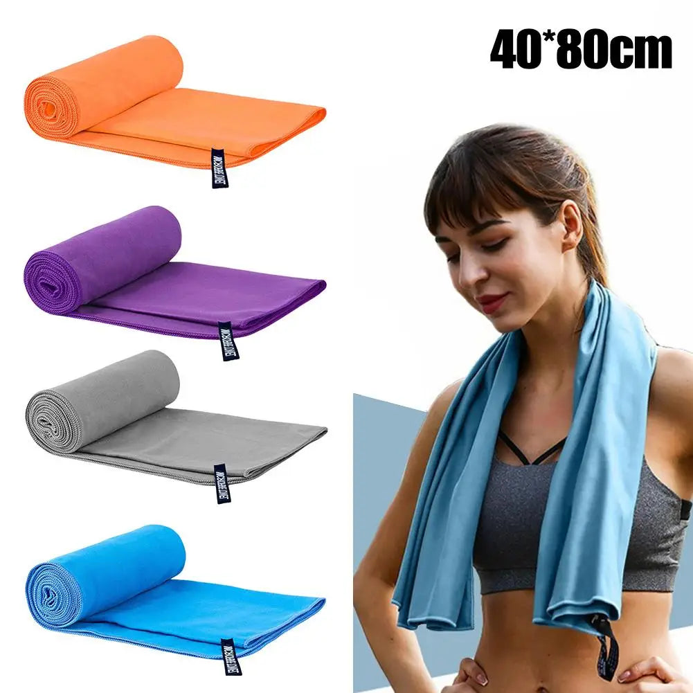 Serviette de sport en microfibre 40 × 80 cm