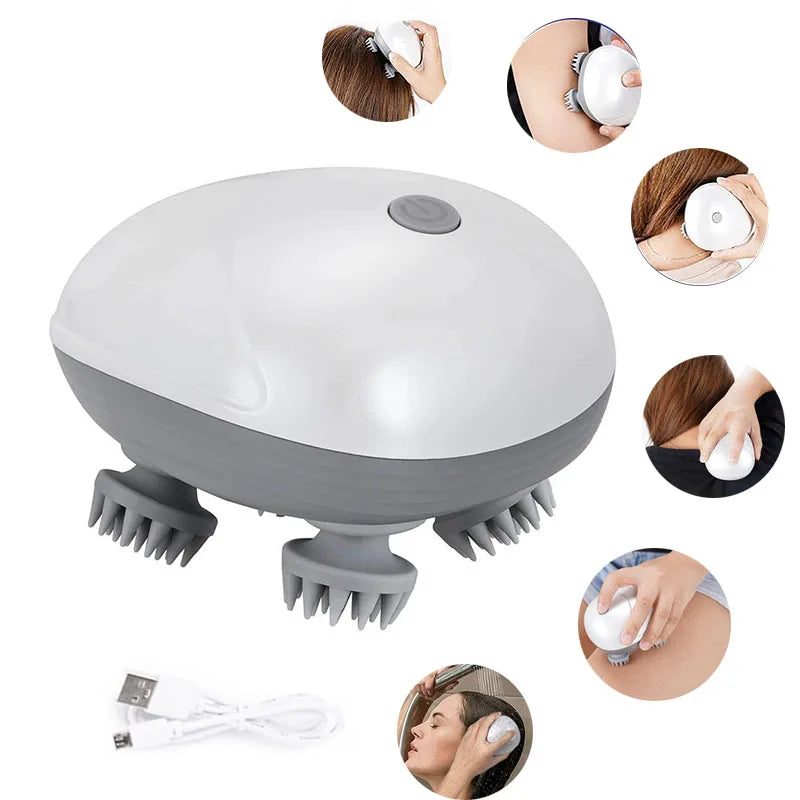 Mini-masseur électrique motif chat