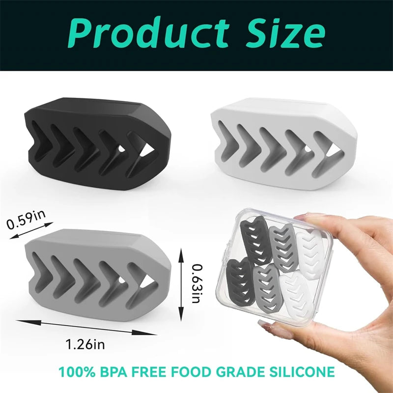 Accessoire en silicone pour exercices de la mâchoire