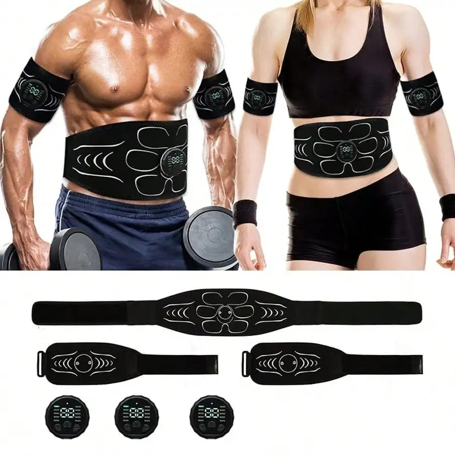 Ceinture abdominale EMS rechargeable