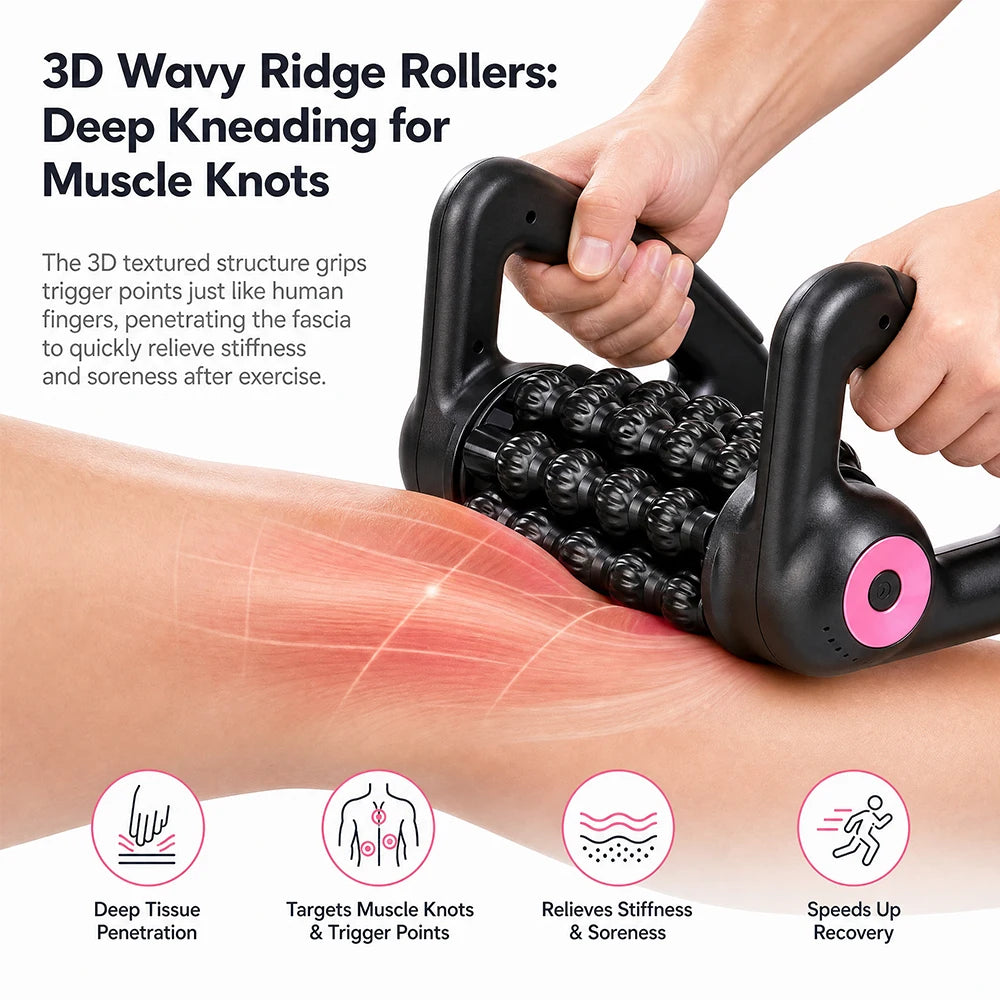 Rouleau de massage électrique rechargeable USB-C