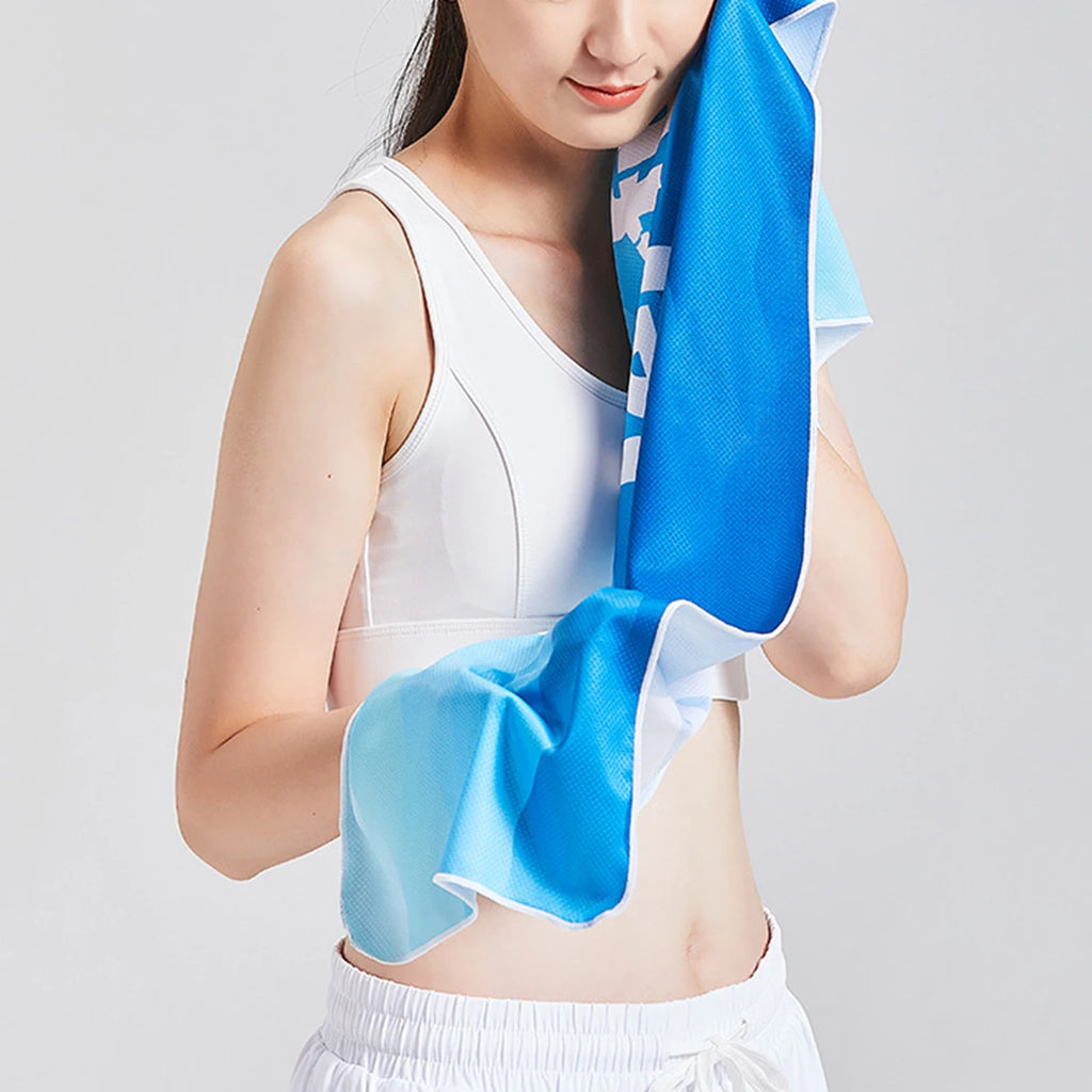 Serviette de sport rafraîchissante en microfibre