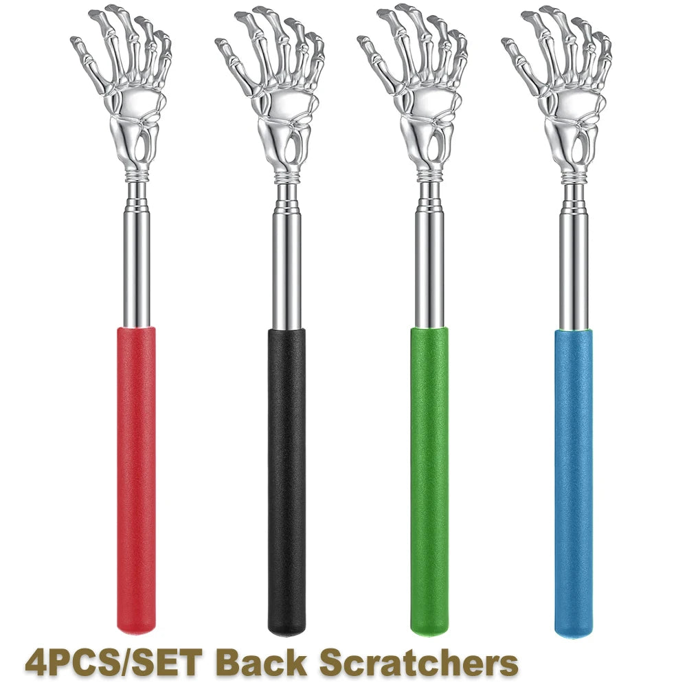 Gratte-dos télescopique en acier inoxydable