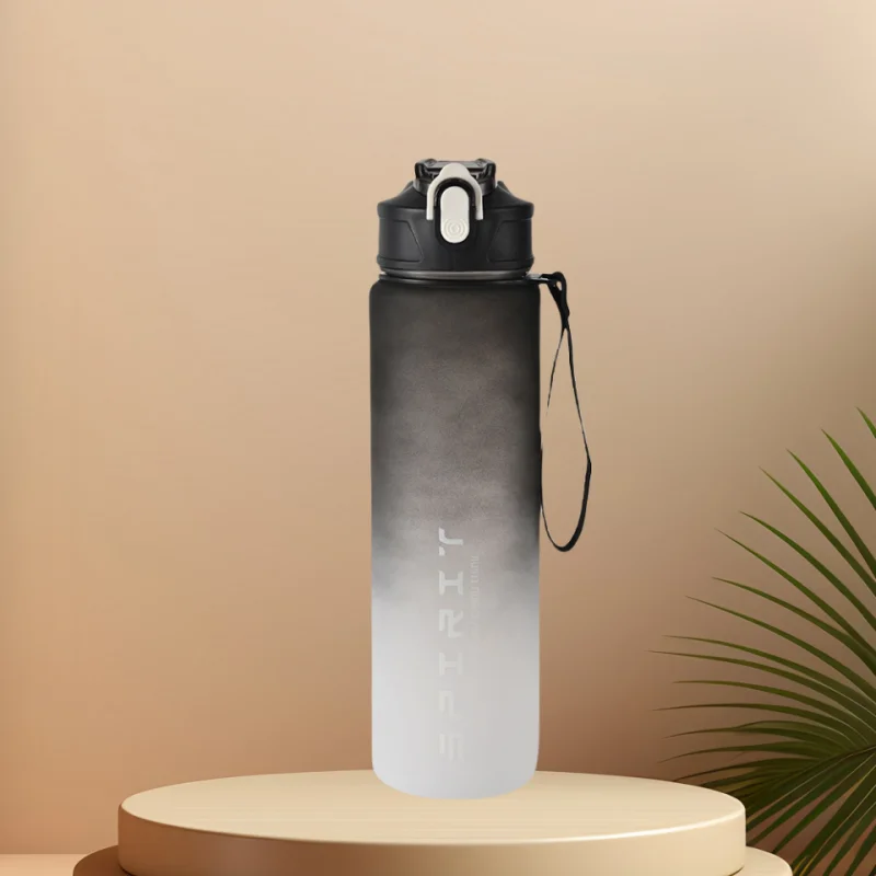 Gourde de sport 750 ml avec paille et repères d’hydratation