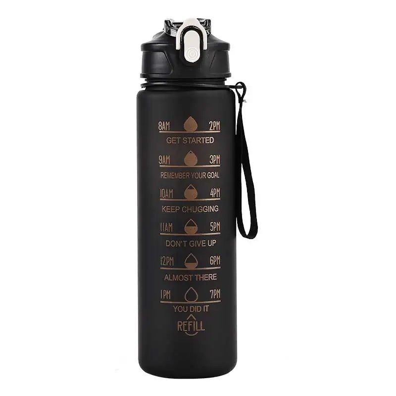 Gourde de sport 750 ml avec paille et repères d’hydratation