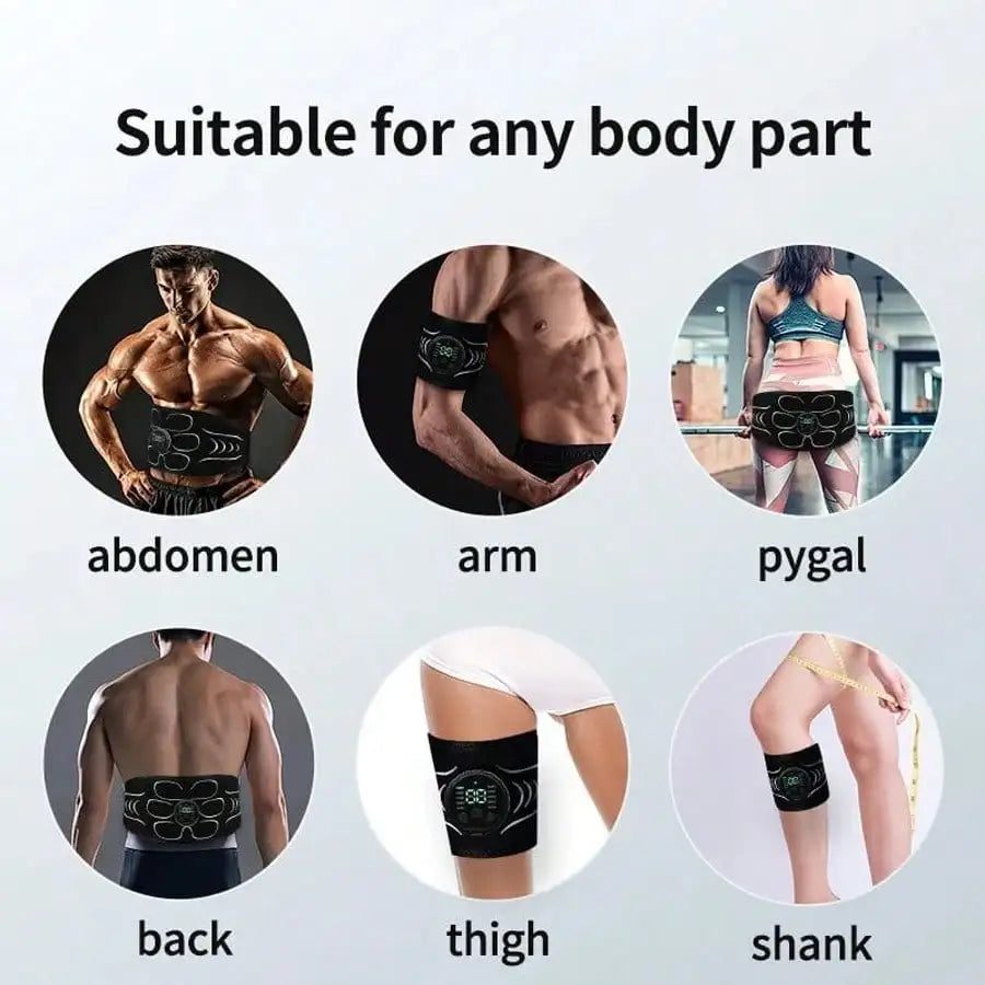 Ceinture abdominale EMS rechargeable