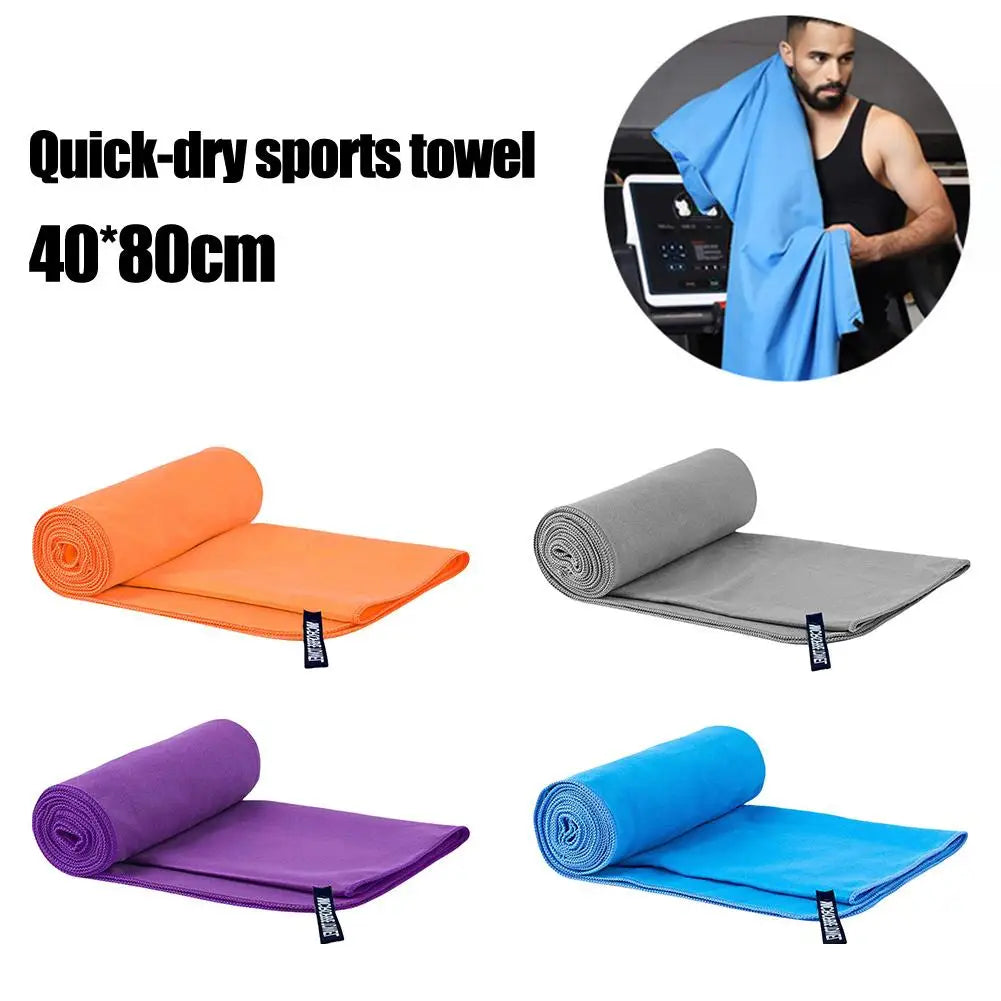 Serviette de sport en microfibre 40 × 80 cm