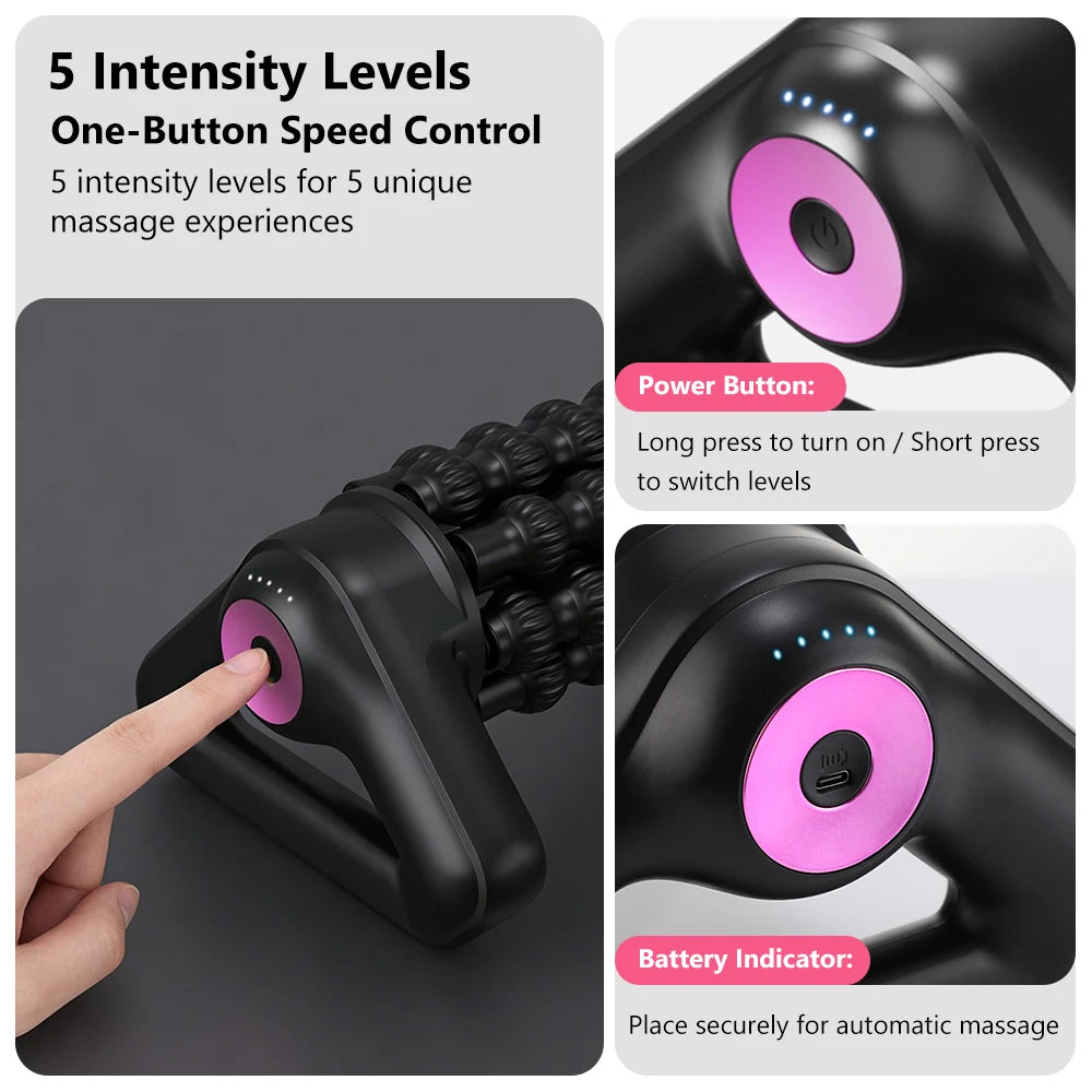 Rouleau de massage électrique rechargeable USB-C