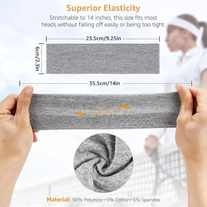 Bandeau élastique de sport pour homme et femme