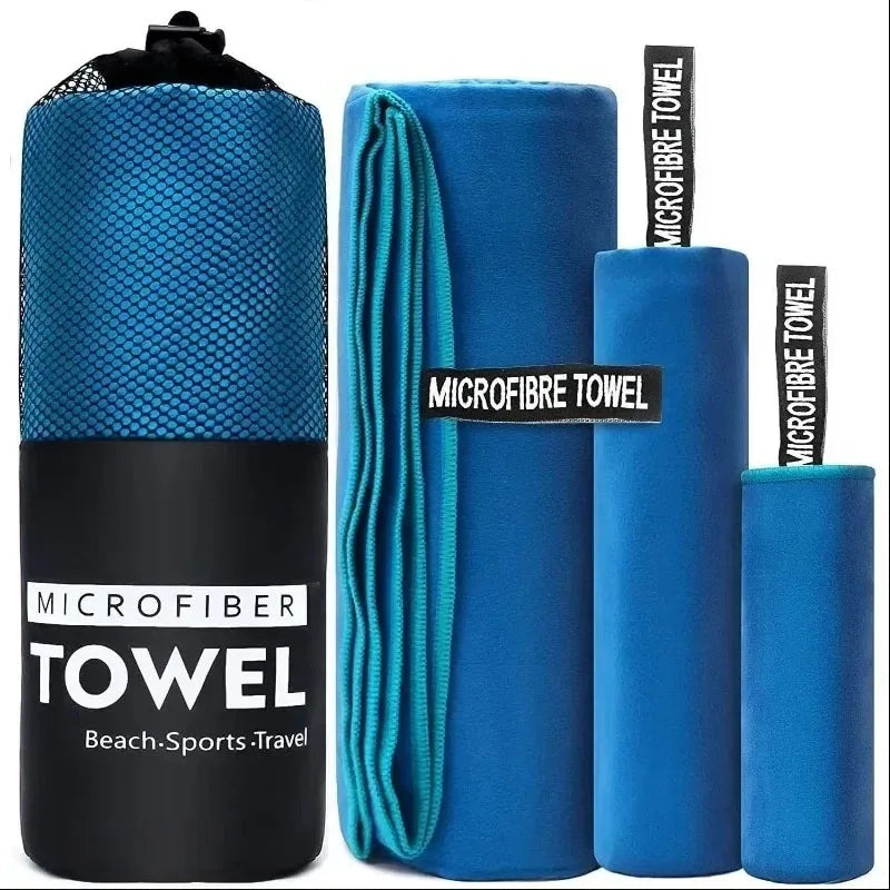 Serviette de sport en microfibre, plusieurs tailles
