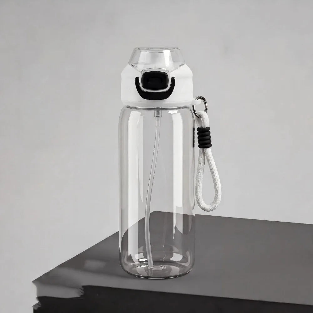 Gourde de sport 600 ml avec paille et spray